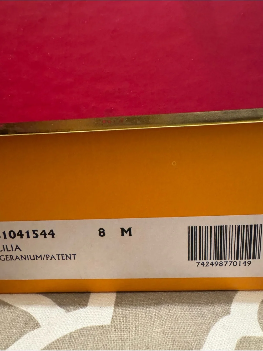 Kate Spade Geranium Pink Lilia Patent Leather Bow Pumps Size 8 - Excellent!